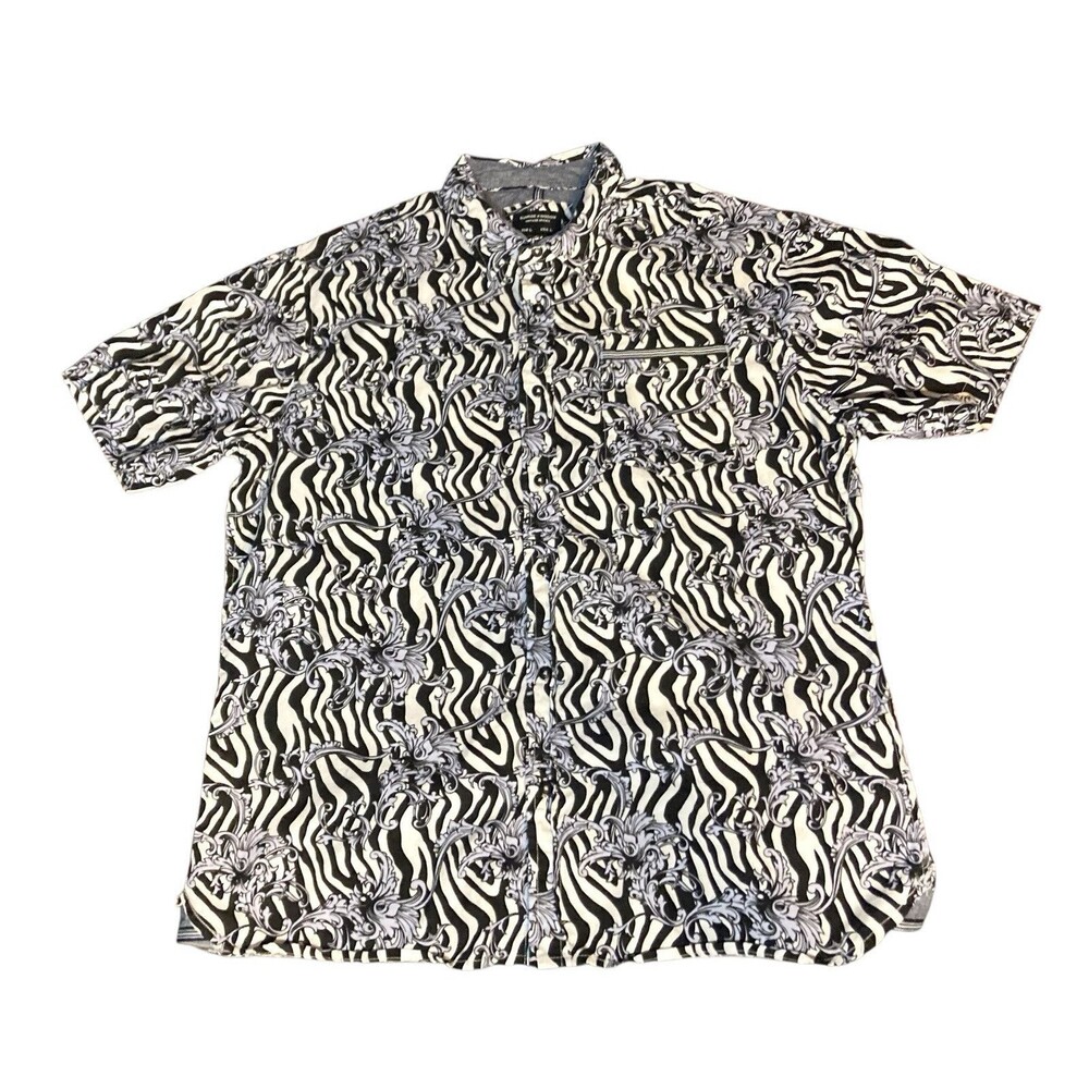 Sunrise Kingdom Vintage Design Sz Large 100% Cotton Short Sleeve‎ Blue/Black